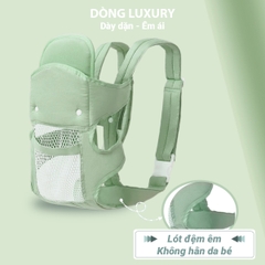 Địu em bé 0-3 tuổi đa năng BBShine, Địu cho bé 4 tư thế gọn nhẹ bề mặt lưới thoáng khí – SS034