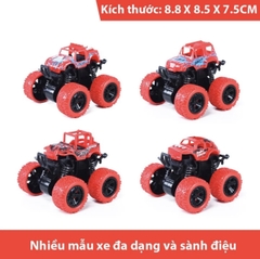 Xe ô tô đồ chơi cho bé trai, xe địa hình bánh đà cho trẻ em nhào lộn 360 độ chạy đà cực mạnh bằng nhựa nguyên sinh ABS BBShine – DC054