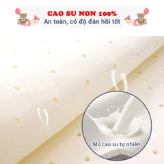 Chiếu điều hòa cho bé thoáng mát cao cấp BBShine, Chiếu điều hòa cao su non nhiều họa tiết đáng yêu - SS043