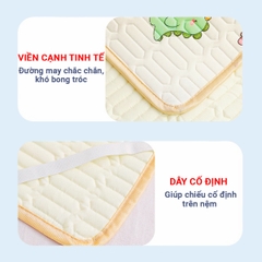 Chiếu điều hòa cho bé thoáng mát cao cấp BBShine, Chiếu điều hòa cao su non nhiều họa tiết đáng yêu - SS043