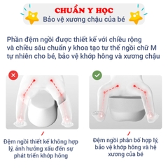 Địu em bé 0-3 tuổi đa năng gọn nhẹ BBShine, Địu cho bé 4 tư thế thoáng khí cao cấp – SS044