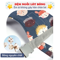 Địu em bé 0-3 tuổi đa năng gọn nhẹ BBShine, Địu cho bé 4 tư thế thoáng khí cao cấp – SS044