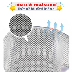 Địu em bé 0-3 tuổi đa năng gọn nhẹ BBShine, Địu cho bé 4 tư thế thoáng khí cao cấp – SS044