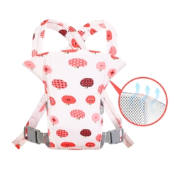 Địu em bé 0-3 tuổi đa năng gọn nhẹ BBShine, Địu cho bé 4 tư thế thoáng khí cao cấp – SS044