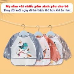 Áo yếm ăn dặm cho bé 6 tháng - 3 tuổi cao cấp BBShine, Yếm ăn dặm có máng mềm mịn nhiều họa tiết đáng yêu cho bé - SS040