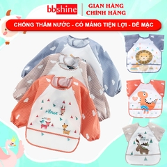 Áo yếm ăn dặm cho bé 6 tháng - 3 tuổi cao cấp BBShine, Yếm ăn dặm có máng mềm mịn nhiều họa tiết đáng yêu cho bé - SS040