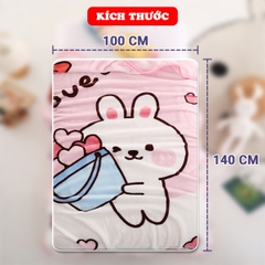 Chăn lông tuyết cho bé chất mềm mịn cao cấp BBShine, Chăn cho bé nhiều họa tiết ngộ nghĩnh đáng yêu - KH013
