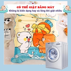 Chăn lông tuyết cho bé chất mềm mịn cao cấp BBShine, Chăn cho bé nhiều họa tiết ngộ nghĩnh đáng yêu - KH013