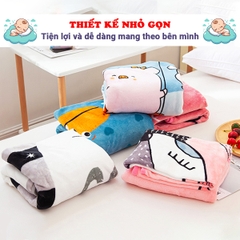 Chăn lông tuyết cho bé chất mềm mịn cao cấp BBShine, Chăn cho bé nhiều họa tiết ngộ nghĩnh đáng yêu - KH013