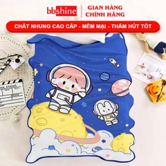 Chăn lông tuyết cho bé chất mềm mịn cao cấp BBShine, Chăn cho bé nhiều họa tiết ngộ nghĩnh đáng yêu - KH013