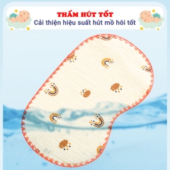 Gối cho bé sơ sinh 10 lớp mềm mại cao cấp BBShine, Gối xô sơ sinh cho bé nhiều họa tiết đáng yêu - SS041