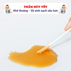 Tăm bông sơ sinh V-Coool kháng khuẩn cao cấp BBShine, Bông ngoáy tai cho bé chuyên dụng tiện lợi – SS045