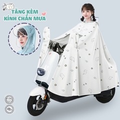 Áo mưa cánh dơi chất liệu PVC cao cấp BBShine, Áo mưa 1 người nhanh khô chống thấm nước tốt - AM019