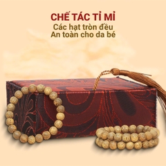 Vòng trầm hương cho bé 100% tự nhiên đảm bảo an toàn và giúp bé khỏe mạnh bình an BBShine – J070