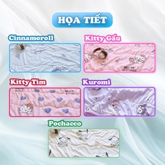 Chăn hè cho bé chất cotton mềm mịn thoáng mát nhiều họa tiết hoạt hình đang yêu BBShine – KH014