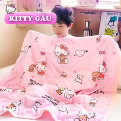 Chăn hè cho bé chất cotton mềm mịn thoáng mát nhiều họa tiết hoạt hình đang yêu BBShine – KH014