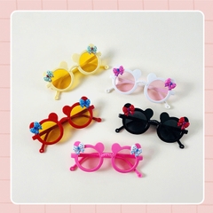 Kính cho bé từ 2 tuổi chống tia UV cao cấp gọng nhựa chắc chắn họa tiết tai mickey siêu đáng yêu BBShine – K026