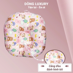 Gối chống trào ngược cho bé 0-2 tuổi chất cotton cao cấp size đại BBShine – SS011