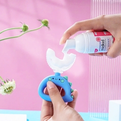 Bọt tập đánh răng cho bé Midkid chính hãng hương dâu ngọt ngào an toàn cho bé yêu BBShine – I024