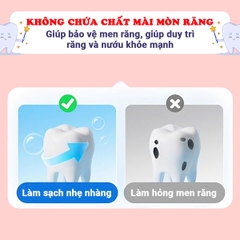 Bọt tập đánh răng cho bé Midkid chính hãng hương dâu ngọt ngào an toàn cho bé yêu BBShine – I024