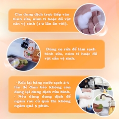 Nước rửa bình sữa Wesser nhập khẩu Hàn Quốc dung tích 500ml siêu tiện lợi BBShine – SS051