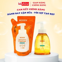 Nước rửa bình sữa Wesser nhập khẩu Hàn Quốc dung tích 500ml siêu tiện lợi BBShine – SS051