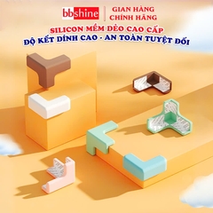 Bọc cạnh bàn silicon cao cấp an toàn cho bé có nhiều màu sắc tươi sáng BBShine – SS053
