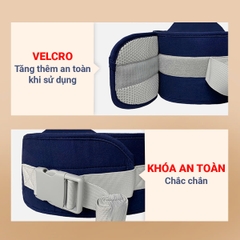 Địu em bé 0-3 tuổi chống gù đa năng BBShine, Địu em bé sơ sinh nhiều tư thế thoáng khí an toàn - SS047