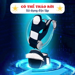 Địu em bé 0-3 tuổi chống gù đa năng BBShine, Địu em bé sơ sinh nhiều tư thế thoáng khí an toàn - SS047