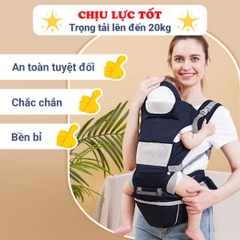 Địu em bé 0-3 tuổi chống gù đa năng BBShine, Địu em bé sơ sinh nhiều tư thế thoáng khí an toàn - SS047