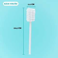 Que rơ lưỡi cho bé V-Coool chính hãng giúp vệ sinh răng miệng hiệu quả đảm bảo an toàn (Hộp 30 que) BBShine – SS055