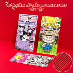 Bao lì xì 2025 Tết Ất Tỵ chất liệu dày dặn cao cấp nhiều họa tiết đáng yêu (Set 10 bao) BBShine – LX008