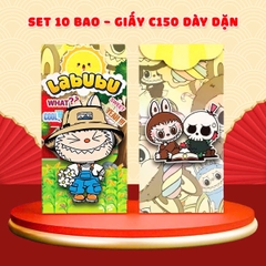 Bao lì xì 2025 Tết Ất Tỵ chất liệu dày dặn cao cấp nhiều họa tiết đáng yêu (Set 10 bao) BBShine – LX008