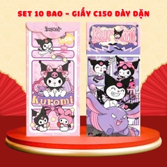 Bao lì xì 2025 Tết Ất Tỵ chất liệu dày dặn cao cấp nhiều họa tiết đáng yêu (Set 10 bao) BBShine – LX008