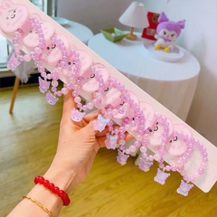 Vòng tay cho bé gái bằng chuỗi hạt nhựa trong suốt lấp lánh nhiều họa tiết đáng yêu BBShine – J053