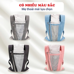 Địu em bé 3-36 tháng đa năng gọn nhẹ BBShine, Địu cho bé 4 tư thế thoáng khí cao cấp - SS046