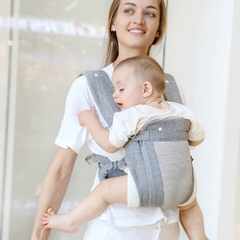 Địu em bé 3-36 tháng đa năng gọn nhẹ BBShine, Địu cho bé 4 tư thế thoáng khí cao cấp - SS046