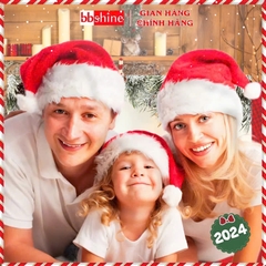 Mũ Noel cho bé 0-12 tuổi BBShine, Nón Noel họa tiết trơn đơn giản vô cùng xinh xắn – NOEL017