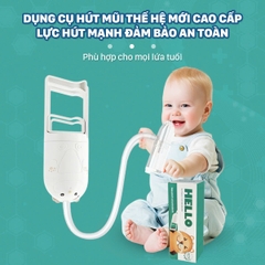 Dụng Cụ Hút Mũi Thế Hệ Mới Cao Cấp Lực Hút Mạnh Đảm Bảo An Toàn Cho Bé BBShine – SS056