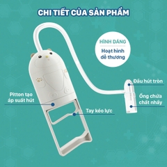 Dụng Cụ Hút Mũi Thế Hệ Mới Cao Cấp Lực Hút Mạnh Đảm Bảo An Toàn Cho Bé BBShine – SS056