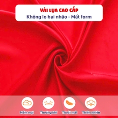 Áo Dài Cho Bé Gái 8-22kg Chất Lụa Cao Cấp Tông Màu Tết Siêu Đáng Yêu BBShine – AD012