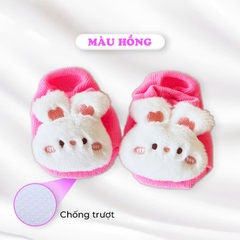 Tất Cho Bé 0-12 Tháng Hình Thú 3D Chống Trượt Nhiều Màu Sắc Tươi Sáng BBShine – T023