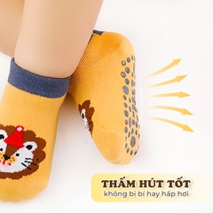 Tất Cho Bé 0-4 Tuổi Chống Trượt Nhiều Hình Thú Ngộ Nghĩnh Và Màu Sắc Bắt Mắt Cho Bé Yêu BBShine – T024