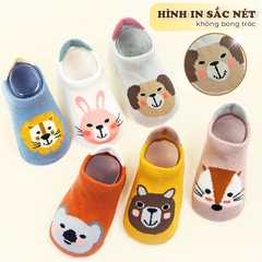 Tất Cho Bé 0-4 Tuổi Chống Trượt Nhiều Hình Thú Ngộ Nghĩnh Và Màu Sắc Bắt Mắt Cho Bé Yêu BBShine – T024