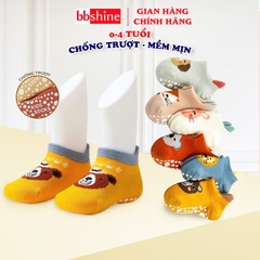 Tất Cho Bé 0-4 Tuổi Chống Trượt Nhiều Hình Thú Ngộ Nghĩnh Và Màu Sắc Bắt Mắt Cho Bé Yêu BBShine – T024