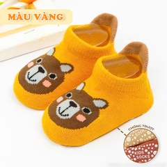 Tất Cho Bé 0-4 Tuổi Chống Trượt Nhiều Hình Thú Ngộ Nghĩnh Và Màu Sắc Bắt Mắt Cho Bé Yêu BBShine – T024