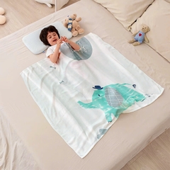Chăn cho bé chất lụa mềm mát thấm hút tốt đa dạng họa tiết xinh yêu BBShine – KH015