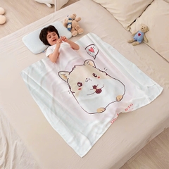 Chăn cho bé chất lụa mềm mát thấm hút tốt đa dạng họa tiết xinh yêu BBShine – KH015