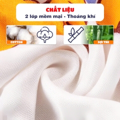 Chăn cho bé chất lụa mềm mát thấm hút tốt đa dạng họa tiết xinh yêu BBShine – KH015
