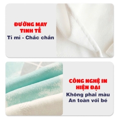 Chăn cho bé chất lụa mềm mát thấm hút tốt đa dạng họa tiết xinh yêu BBShine – KH015